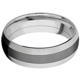 14K White Gold + Satin Finish