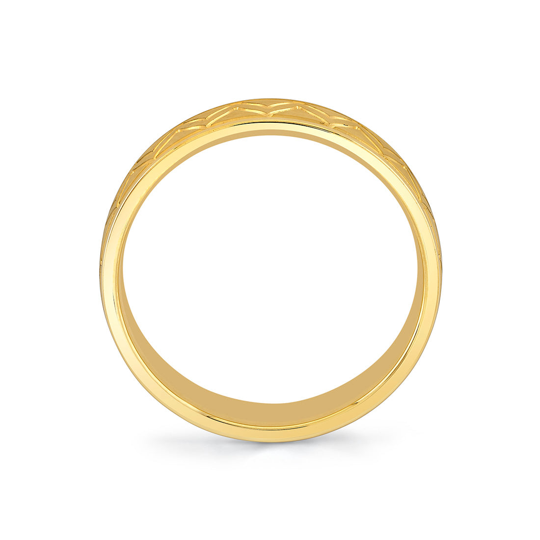 Shell Ascend Engraved Summit Mens Band - Theo