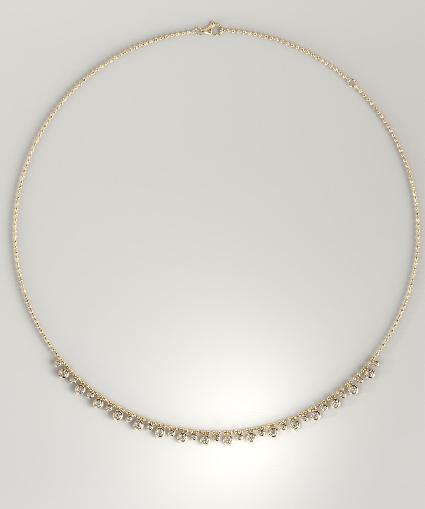 Bubble Bezel Necklace