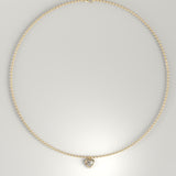 Heart Bezel Pendant