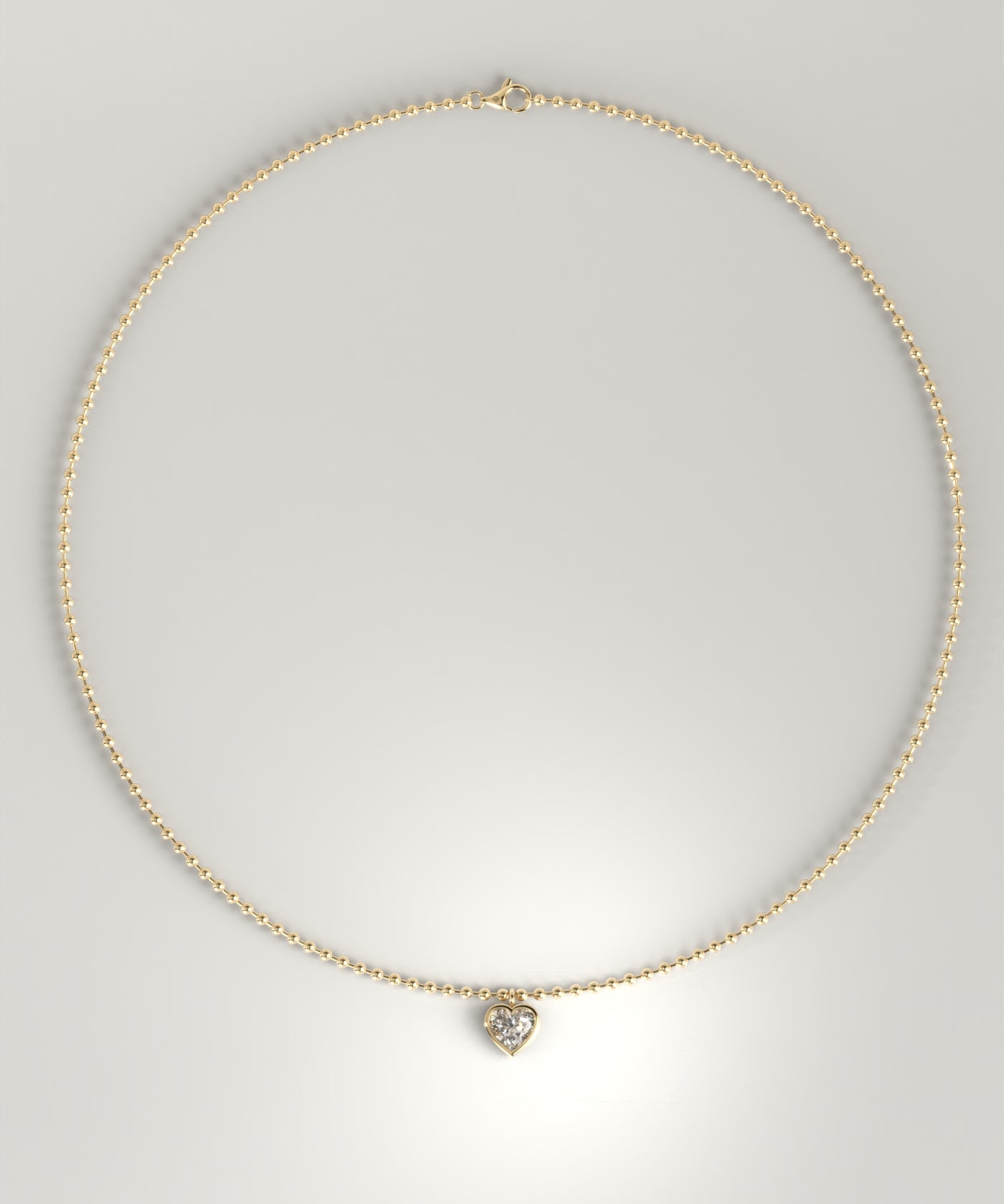 Heart Bezel Pendant