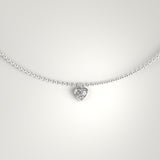 Heart Bezel Pendant