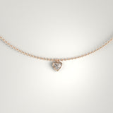 Heart Bezel Pendant