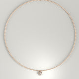 Heart Bezel Pendant