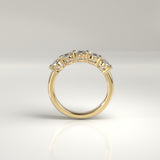 Mira Five-Stone Oval Diamond Band