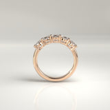 Mira Five-Stone Oval Diamond Band