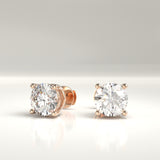 Sabrina Round Lab-Grown Diamond Studs