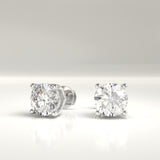 Sabrina Round Lab-Grown Diamond Studs