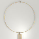 Marisala White Diamond Necklace