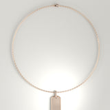 Marisala White Diamond Necklace